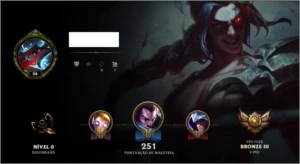Conta LoL bronze 3 pulsefire ezreal - League of Legends