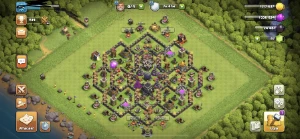 Conta clash of clans cv 9
