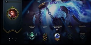 CONTA PLATINA 1  / 81 % WINRATE - League of Legends LOL