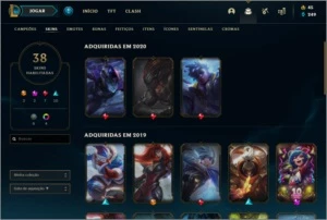 Conta de LOL 39 Skins - League of Legends