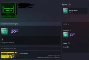 Steam 2003 nivel 10 muito rara
