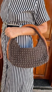 Bolsa de Crochê - Artesanato e Personalizados