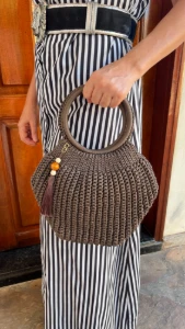 Bolsa de Crochê - Artesanato e Personalizados