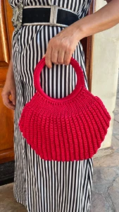 Bolsa de Crochê - Artesanato e Personalizados