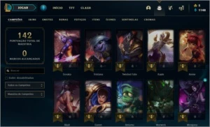 conta diamante 2 season 10 - League of Legends LOL