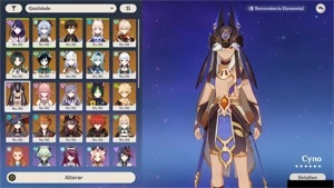 Conta LATE GAME com varias assinatura e MUITO Personagem UP - Genshin Impact