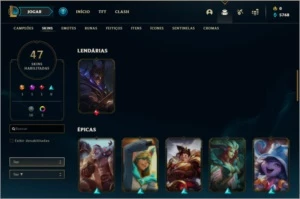 Conta ouro 4 - League of Legends LOL