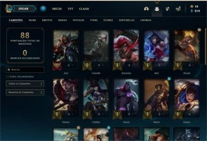 Conta ferro 3 antiga - League of Legends LOL