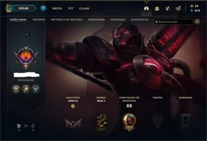 Conta ferro 3 antiga - League of Legends LOL