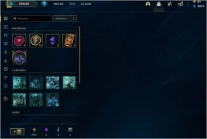 Conta Platina 1, Honra 3, 26 skins +Email - League of Legends LOL