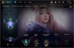 Conta Platina 1, Honra 3, 26 skins +Email - League of Legends LOL