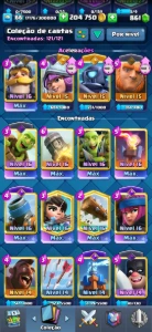 Conta Clash Royale 8 anos, 10800 troféus