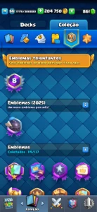 Conta Clash Royale 8 anos, 10800 troféus
