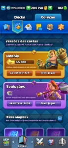 Conta Clash Royale 8 anos, 10800 troféus