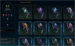 Conta League of Legends 633 skins LOL