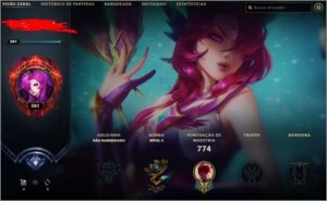 Conta League of Legends 633 skins LOL