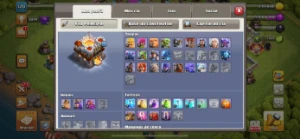 CV 11 FULL - 6 Construtores 1500+ GEMAS - Clash of Clans