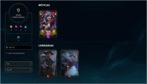 CONTA PRATA 1    15 SKINS+ - League of Legends LOL