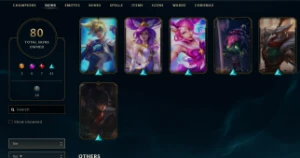 Conta Lol 80 Skins Sem Elo - League of Legends