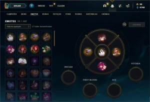 Conta Prata 2 com 26 Champs e 5 Skins + 4 Espolios - League of Legends LOL
