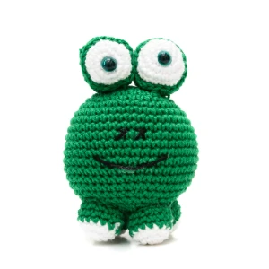 Sapo bola em amigurumi - Artesanato e Personalizados