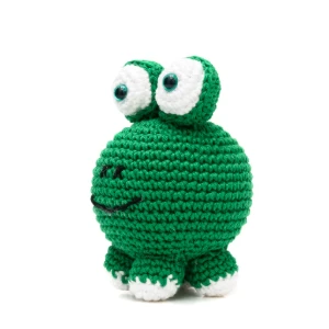 Sapo bola em amigurumi - Artesanato e Personalizados