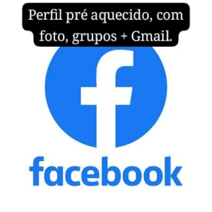 Conta de Facebook pré aquecido + conta Gmail vinculada💥🤓🌏 - Redes Sociais