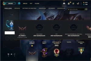 Conta Unranked com 106 Champs e 63 Skins - League of Legends LOL