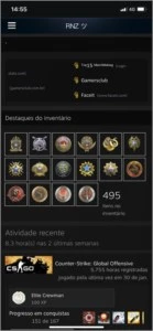[TOP] CONTA PRIME CSGO - CHEIA DE MEDALHAS - 20 gc - Counter Strike
