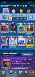 CONTA NIVEL 13 QUASE FULL 14 VÁRIAS CARTAS LVL MÁXIMO - Clash Royale