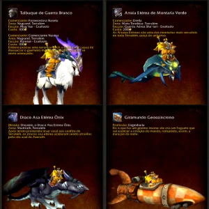 Conta com Challenge mod Pandaria Paladino e spectral tiger - Blizzard