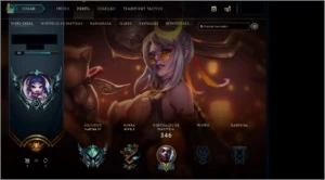 Conta lol Platina 4 105 skins - League of Legends