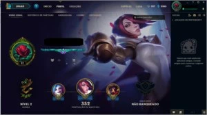 Conta League of Legends Platina S7+119Skins LOL