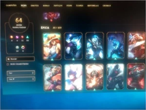 conta league of legends LOL
