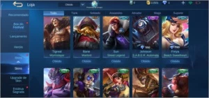 Conta de Mobile Legends