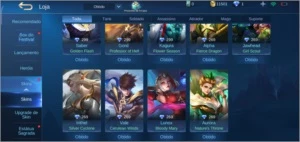 Conta de Mobile Legends