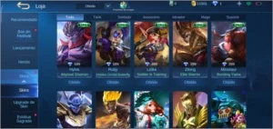 Conta de Mobile Legends