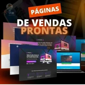 Páginas De Vendas Prontas - Arte Digital Artes Canva