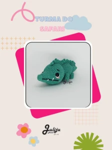 Animal Safari em Amigurumi 14 cm - Artesanato e Personalizados