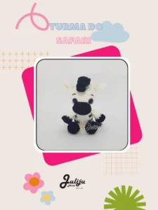 Animal Safari em Amigurumi 14 cm - Artesanato e Personalizados
