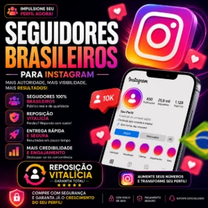 Seguidores Brasileiros Instagram - Redes Sociais