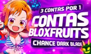 〔🍀〕Conta Aleatória + Chance Dark Blade E Kitsune 💙 - Roblox