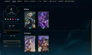 Conta Platina 4 Handmade + Skins - League of Legends LOL
