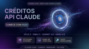 Claude Code Api | 5X Créditos | Sonnet, Opus, Fable - Inteligência Artificial