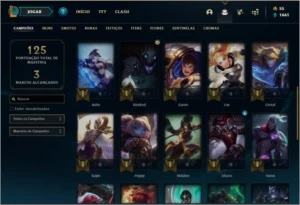 Conta prata 4 com 17 skins e 34 champs ( 160k de riven ) - League of Legends LOL
