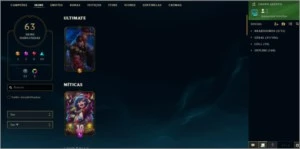 Conta League Of Legends LOL