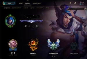 Conta LoL Diamante 5 - League of Legends