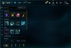 Conta ouro 2 com 24 Champs e 1 Skin + 7 Espolios - League of Legends LOL