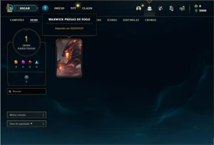 Conta ouro 2 com 24 Champs e 1 Skin + 7 Espolios - League of Legends LOL