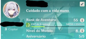 VENDO CONTA GENSHIN - Skirk + Shogun + Nahida + Mualani - Genshin Impact